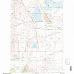 United States Geological Survey Lake Theboe, MT (1995, 24000-Scale) digital map