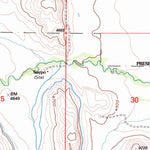 United States Geological Survey Lake Theboe, MT (1995, 24000-Scale) digital map