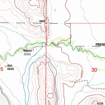 United States Geological Survey Lake Theboe, MT (1995, 24000-Scale) digital map