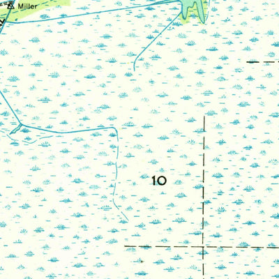 United States Geological Survey Lake Theriot, LA (1935, 31680-Scale) digital map