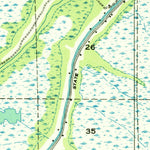 United States Geological Survey Lake Theriot, LA (1935, 31680-Scale) digital map