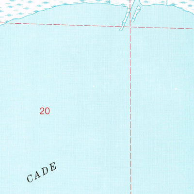 United States Geological Survey Lake Theriot, LA (1964, 24000-Scale) digital map
