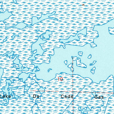 United States Geological Survey Lake Theriot, LA (1994, 24000-Scale) digital map
