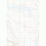 United States Geological Survey Lake Thibadeau SW, MT (1972, 24000-Scale) digital map