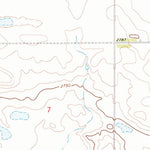 United States Geological Survey Lake Thibadeau SW, MT (1972, 24000-Scale) digital map