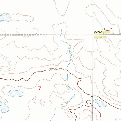 United States Geological Survey Lake Thibadeau SW, MT (1972, 24000-Scale) digital map