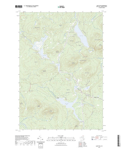 United States Geological Survey Lake Titus, NY (2023, 24000-Scale) digital map