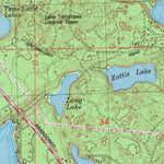 United States Geological Survey Lake Tomahawk, WI (1982, 24000-Scale) digital map