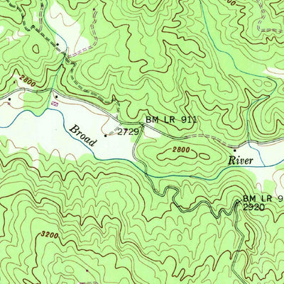 United States Geological Survey Lake Toxaway, NC (1946, 24000-Scale) digital map