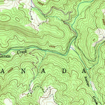 United States Geological Survey Lake Toxaway, NC (1946, 24000-Scale) digital map