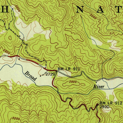 United States Geological Survey Lake Toxaway, NC (1947, 24000-Scale) digital map
