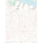 United States Geological Survey Lake Tschida West, ND (1980, 24000-Scale) digital map
