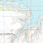 United States Geological Survey Lake Tschida West, ND (1980, 24000-Scale) digital map