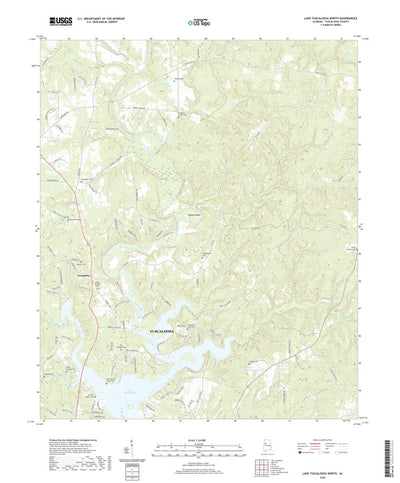 Lake Tuscaloosa North, AL (2020, 24000-Scale) Preview 1