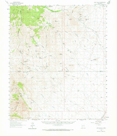 United States Geological Survey Lake Valley, NM (1962, 62500-Scale) digital map