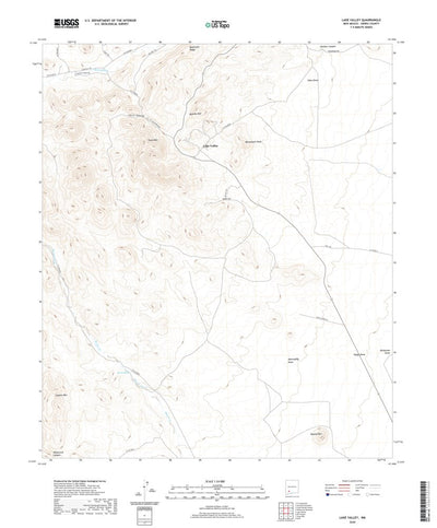 United States Geological Survey Lake Valley, NM (2020, 24000-Scale) digital map