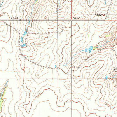 United States Geological Survey Lake Valley, OK (1984, 24000-Scale) digital map