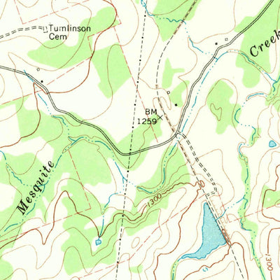 United States Geological Survey Lake Victor, TX (1967, 24000-Scale) digital map