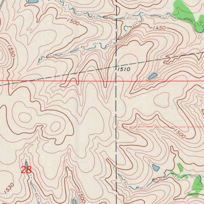 United States Geological Survey Lake Wabaunsee, KS (1971, 24000-Scale) digital map
