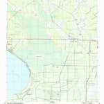 United States Geological Survey Lake Waccamaw East, NC (1986, 24000-Scale) digital map