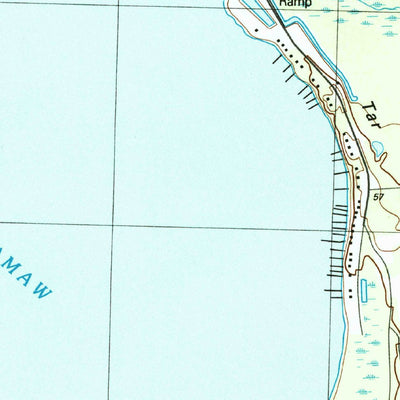 United States Geological Survey Lake Waccamaw East, NC (1986, 24000-Scale) digital map