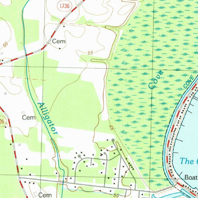 United States Geological Survey Lake Waccamaw West, NC (1987, 24000-Scale) digital map