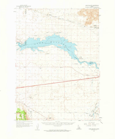 United States Geological Survey Lake Walcott, ID (1959, 62500-Scale) digital map