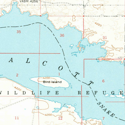 United States Geological Survey Lake Walcott, ID (1959, 62500-Scale) digital map