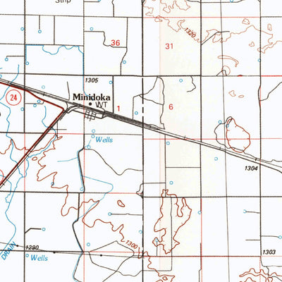 United States Geological Survey Lake Walcott, ID (1993, 100000-Scale) digital map