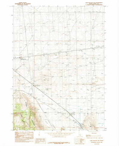 United States Geological Survey Lake Walcott SW, ID (1984, 24000-Scale) digital map