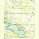 United States Geological Survey Lake Wawasee, IN (1951, 24000-Scale) digital map