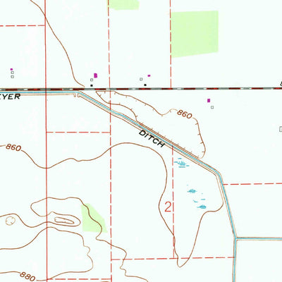 United States Geological Survey Lake Wawasee, IN (1961, 24000-Scale) digital map