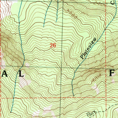 United States Geological Survey Lake Wenatchee, WA (1989, 24000-Scale) digital map