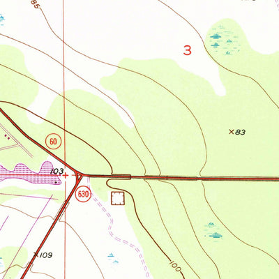 United States Geological Survey Lake Weohyakapka SE, FL (1952, 24000-Scale) digital map