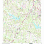 United States Geological Survey Lake Wheeler, NC (1964, 24000-Scale) digital map
