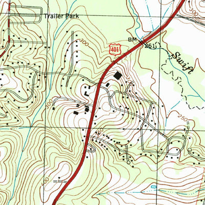 United States Geological Survey Lake Wheeler, NC (1993, 24000-Scale) digital map