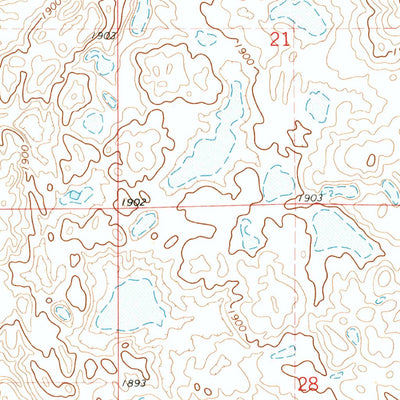 United States Geological Survey Lake Williams, ND (1972, 24000-Scale) digital map