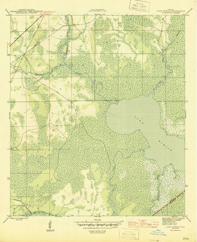 United States Geological Survey Lake Wimico, FL (1945, 31680-Scale) digital map