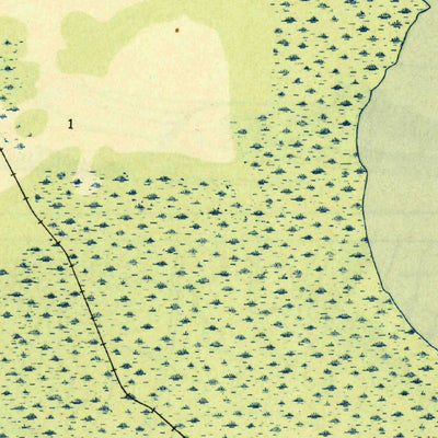 United States Geological Survey Lake Wimico, FL (1945, 31680-Scale) digital map