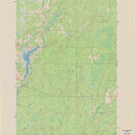 United States Geological Survey Lake Winter, WI (1971, 24000-Scale) digital map