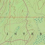 United States Geological Survey Lake Winter, WI (1971, 24000-Scale) digital map