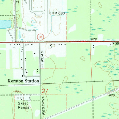 United States Geological Survey Lake Winyah, MI (1971, 24000-Scale) digital map