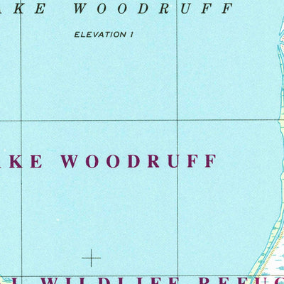 United States Geological Survey Lake Woodruff, FL (1999, 24000-Scale) digital map