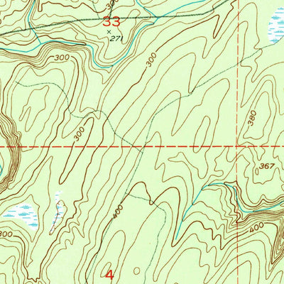 United States Geological Survey Lake Wooten, WA (1953, 24000-Scale) digital map