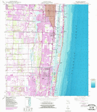 United States Geological Survey Lake Worth, FL (1945, 24000-Scale) digital map