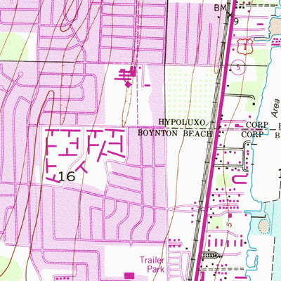 United States Geological Survey Lake Worth, FL (1945, 24000-Scale) digital map