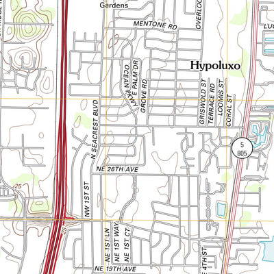 United States Geological Survey Lake Worth, FL (2012, 24000-Scale) digital map
