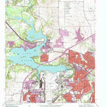 United States Geological Survey Lake Worth, TX (1955, 24000-Scale) digital map