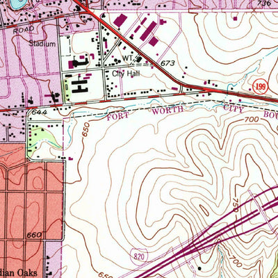 United States Geological Survey Lake Worth, TX (1955, 24000-Scale) digital map