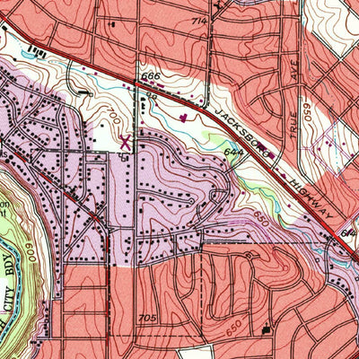 United States Geological Survey Lake Worth, TX (1955, 24000-Scale) digital map